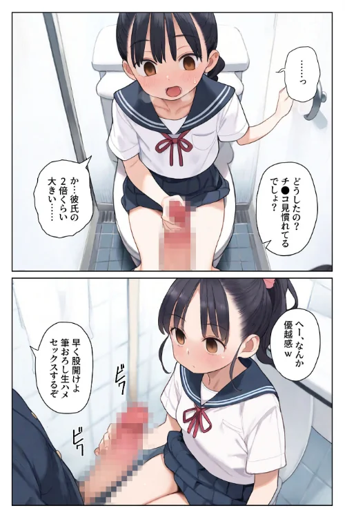 FANZA電子書籍『片想いだった幼馴染を●●漬けにして寝取り●●●する。 モザイク版』試し読み10ページ目