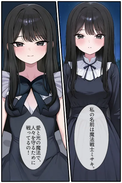FANZA電子書籍『【禁断の悪堕ち●●】魔法戦士ミサキは人妻と刷り込まれ悪組織臭チ●ポに忠誠を誓う モザイク版』試し読み3ページ目