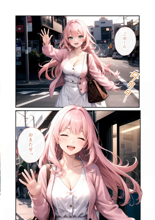 FANZA電子書籍『いちゃLOVE純情ベッドルーム 〜夕暮れの帰り道、待ち切れない彼女からの甘い不意打ち〜 モザイク版』試し読み3ページ目