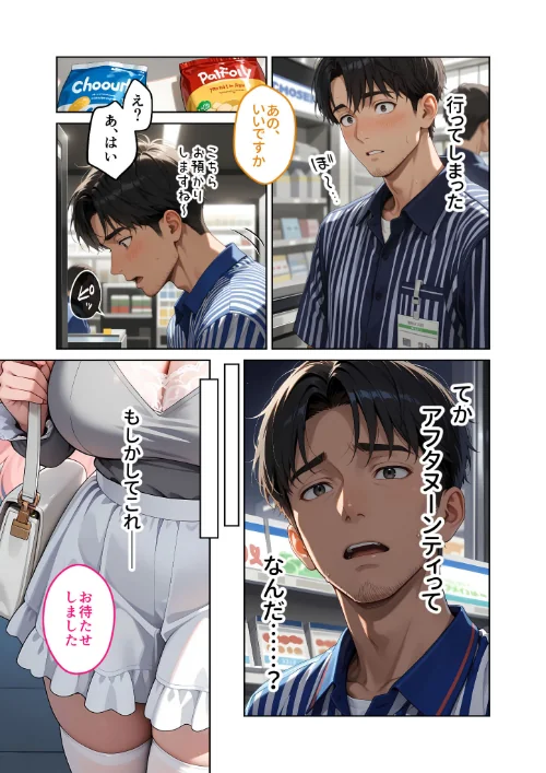 FANZA電子書籍『お客様はおっぱいです。 （3） 〜愛欲MAX！現役JDの甘いたわわで肯定されたデートの日〜 モザイク版』試し読み5ページ目